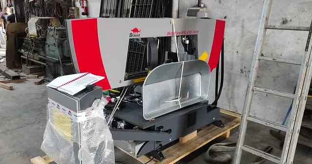 MONTAJE Y PRUEBA DE SIERRA DE CORTE EN FABRICA DE HIERROS DE LEBRIJA